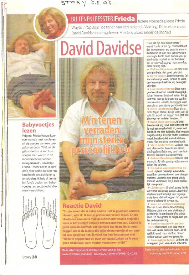 Story 07/02/2007 Met acteur David Davidse